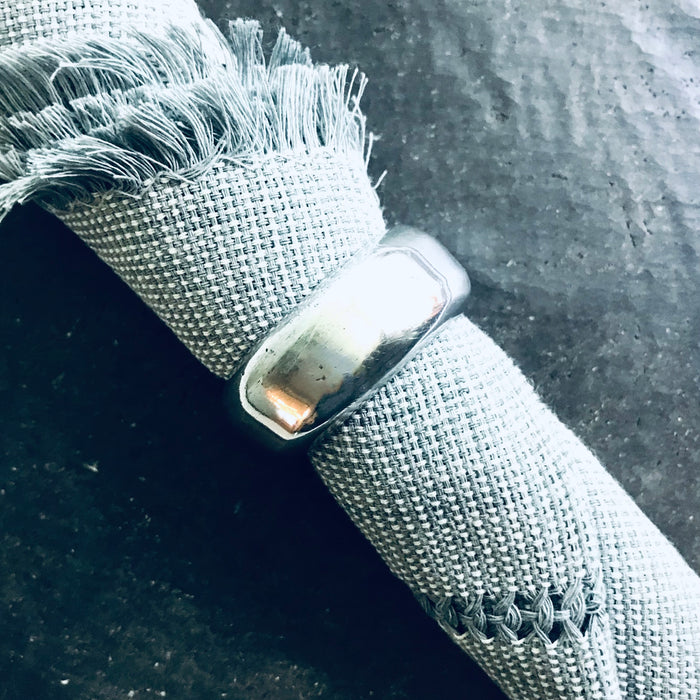 Pewter Napkin Rings - Set of 4