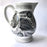 White Hand-Painted Glazed Pitcher