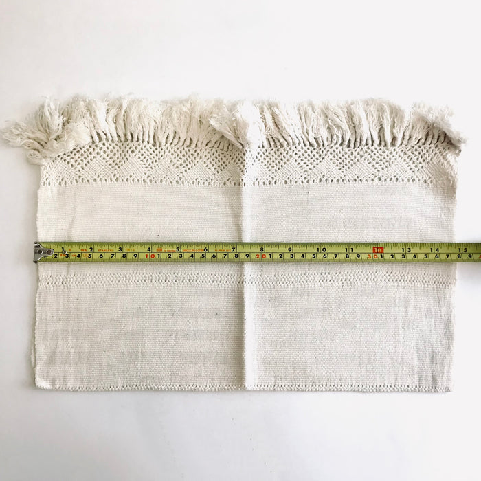 Backstrap Loom Handwoven Cotton Napkins