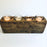Mango Wood Antique Piloncillo Mold - 4 Holes Candle Holder