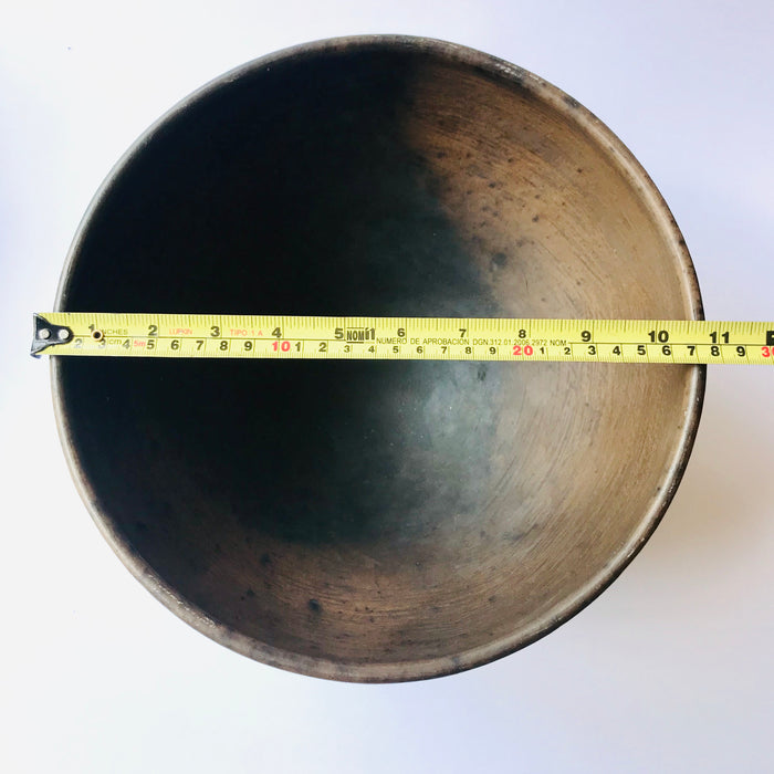 Copy of Smoked Clay Salad Bowl - Large - Old photos