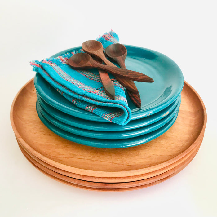 Wooden Base Plates - Natural Cedar - Set of 4