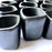 Black Clay Tequila/Mezcal Shot Glasses - Rectangular