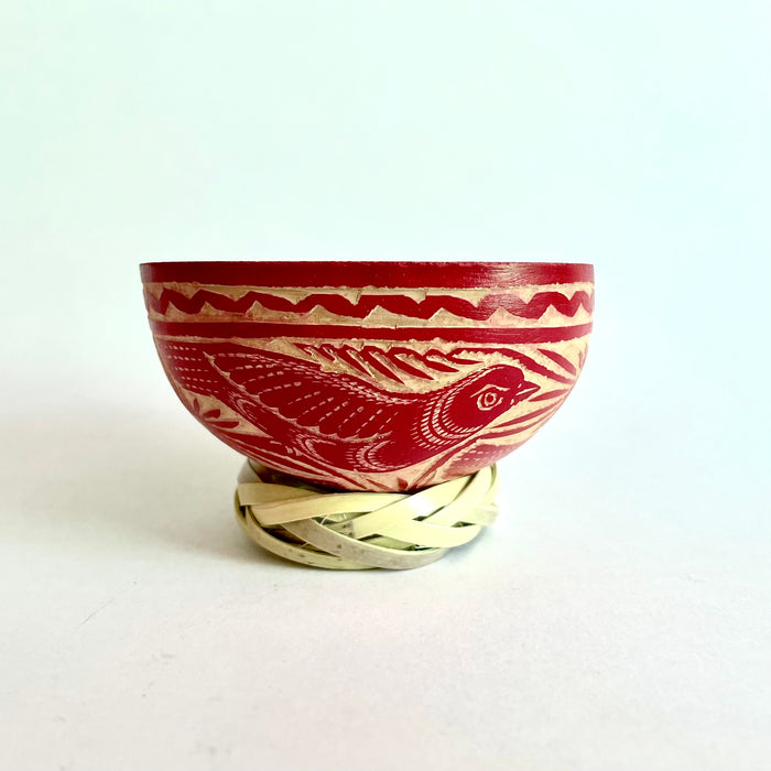 Carved Gourd Mezcal Cup (Jícara de Guaje)