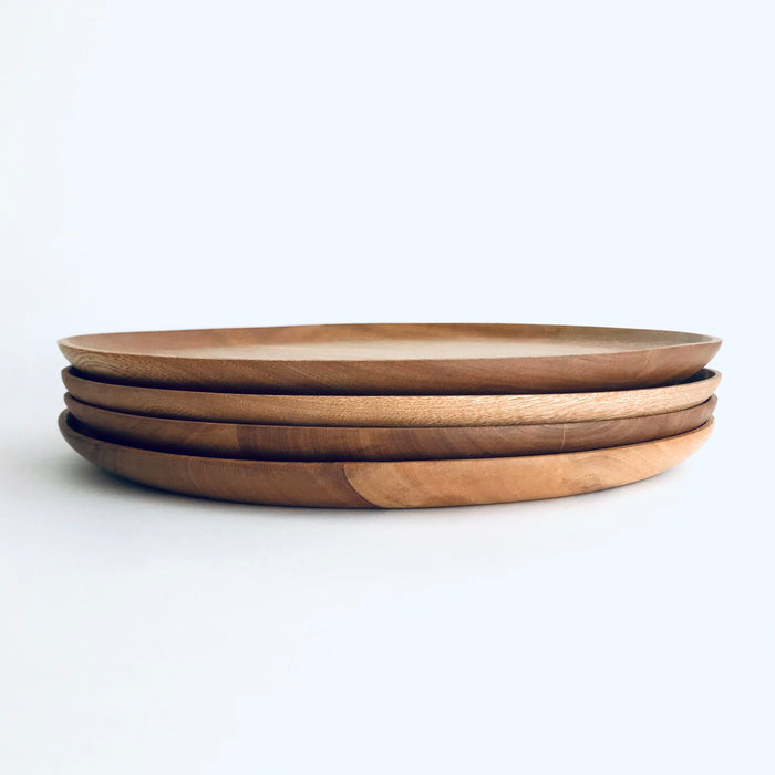 Wooden Base Plates - Natural Rosewood - Set of 4