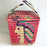 Pink Palm Fiber Picnic Basket