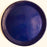 Glazed Clay Plate - Large - Cobalt Blue