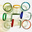 Blown Glass Tumbler With Colored Rim