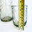 Blown Glass Water Carafe & Glass - Etched - Clear