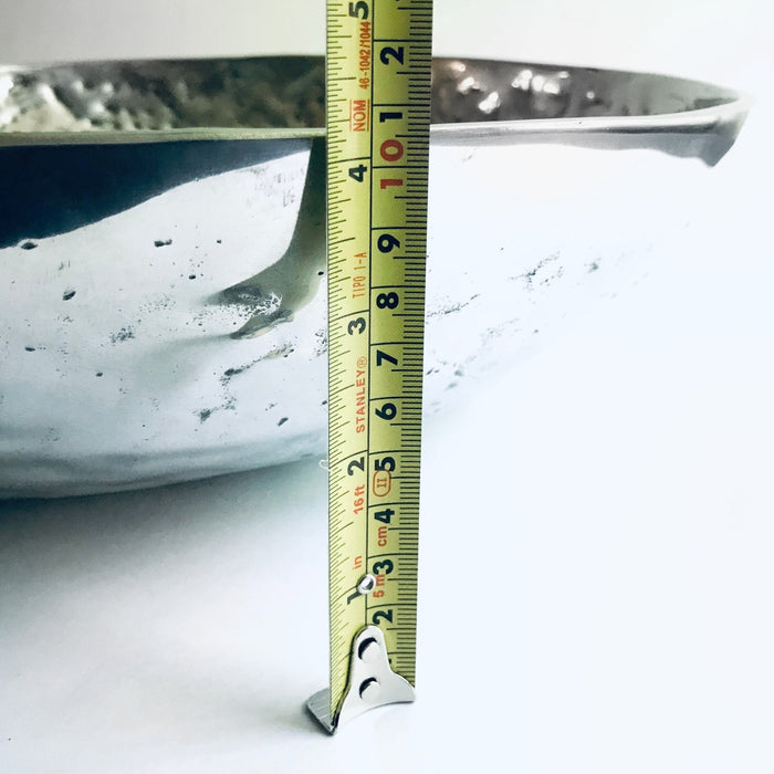 Pewter Fruit Bowl - Large - 16”