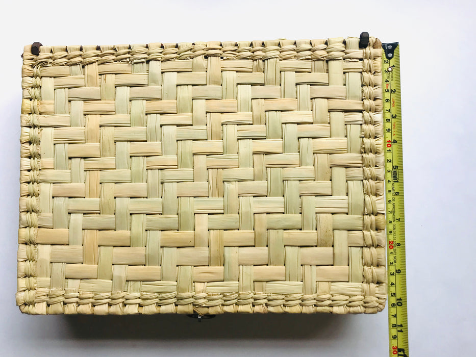 Tule Fiber Box for Utensils