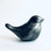 Black Clay Sparrow Shaped Salt and Pepper Shaker Set
