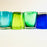 Blown Glass Conical Tumblers - Set of 4