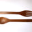 Mexico 1492: Salad utensils, handmade by the talented group of nahua artisans, from the south of Veracruz, Mexico. The spoons and the forks are sanded until smooth. The shiny finish is achieved using the beeswax. No varnish or artificial sealer are used.
