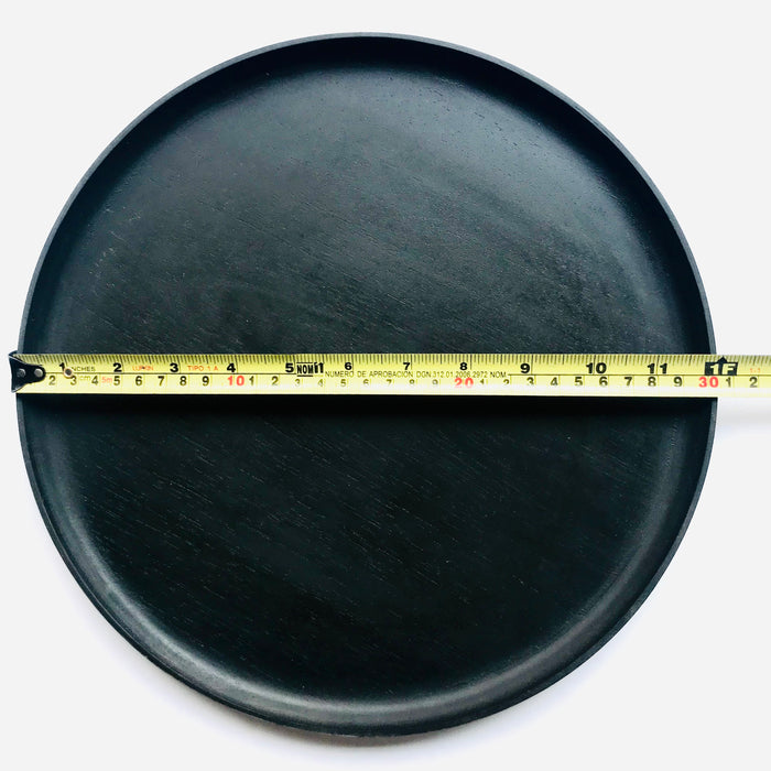Wooden Base Plates - Black Cedar - Set of 4