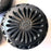 Mexico 1492 - round black clay sugar bowls with carved lids. Hand made and carved in Oaxaca. 