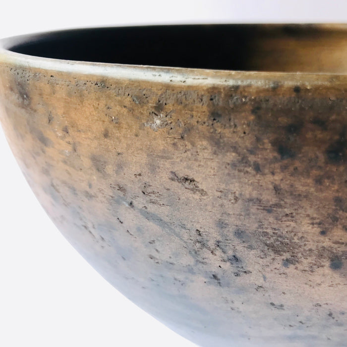 Copy of Smoked Clay Salad Bowl - Large - Old photos