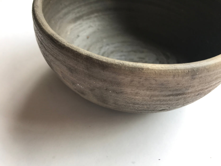 Brown Smoked Clay Bowl 6”