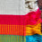 Striped Placemats - Pink, Turquoise & Orange - Handmade on Pedal Loom - Set of 4