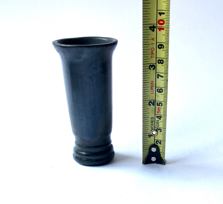 Black Clay Tequila/Mezcal Shot Glasses - Tall
