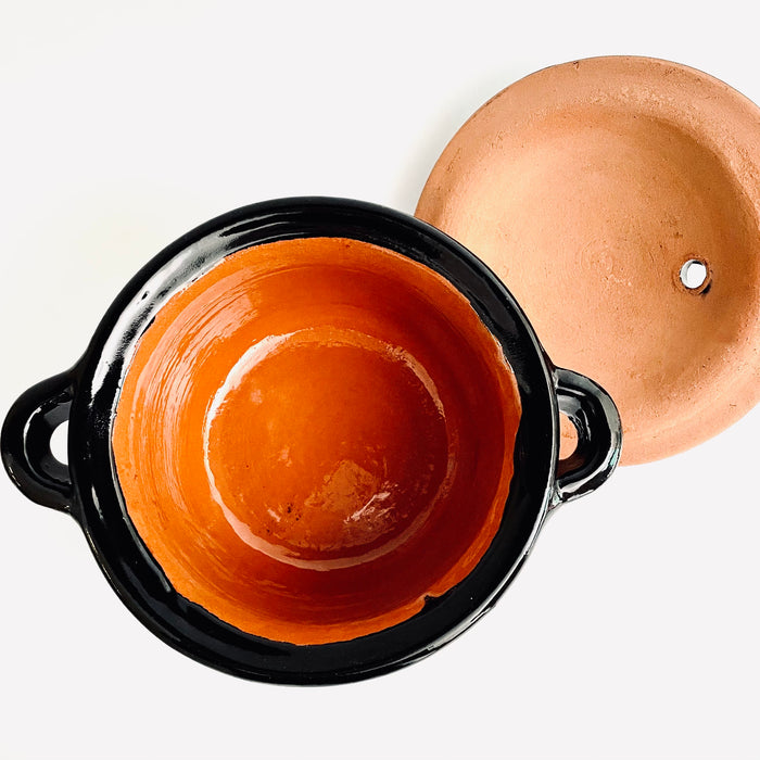 Glazed Pot - Cazuela - Small - Black