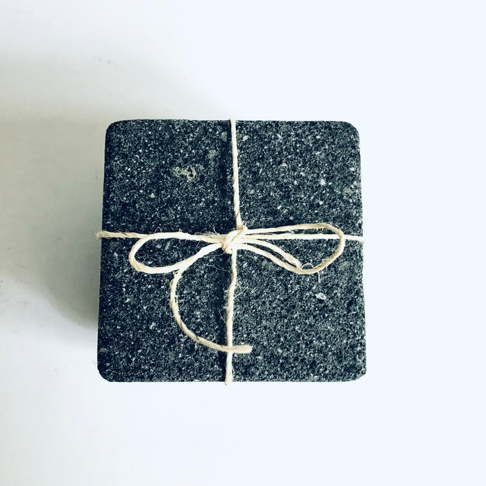 Volcanic Stone Coasters - Square - Set of 4