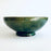 Green Glazed Clay Salad Bowl