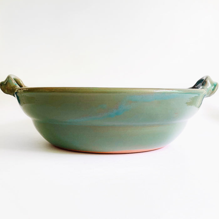 Hand-Painted and Glazed Pot - Cazuela - Large 13”