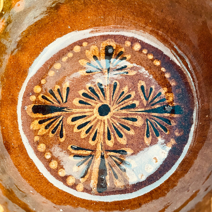 Hand-Painted and Glazed Pot - Cazuela - Small