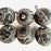 Carved Gourd Ornamental Sphere - Black