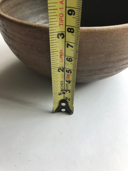 Brown Smoked Clay Bowl 6”