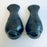 Black Clay Dove Shaped Salt and Pepper Shaker Set