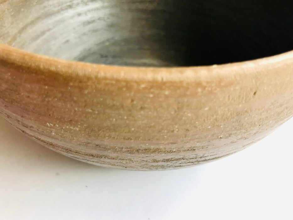 Brown Smoked Clay Bowl 6”