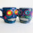 Colorful Hand-Painted and Glazed Calavera Mug