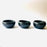 Black Clay Mezcal Copita - Wide with Curved Edges