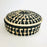 Black & White Palm Fiber Tortillero / Bread Basket - Medium