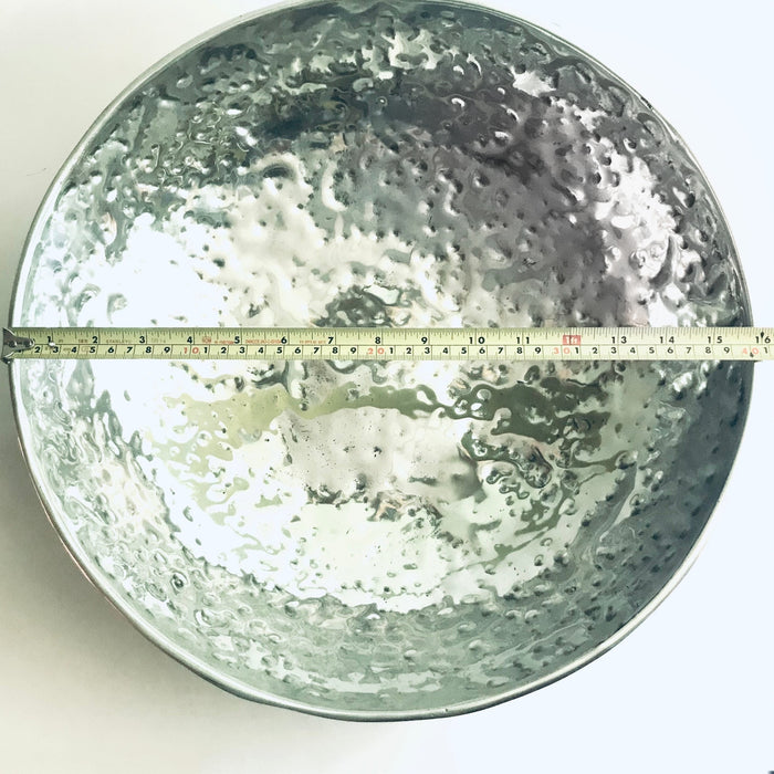Pewter Fruit Bowl - Large - 16”