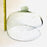 Blown Glass Cake Stand with the Bell - Large
