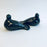 Black Clay Dove Shaped Salt and Pepper Shaker Set