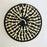 Black & White Palm Fiber Tortillero / Bread Basket - Medium