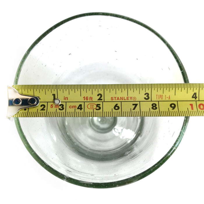 Blown Glass Bell Shaped Water Goblet