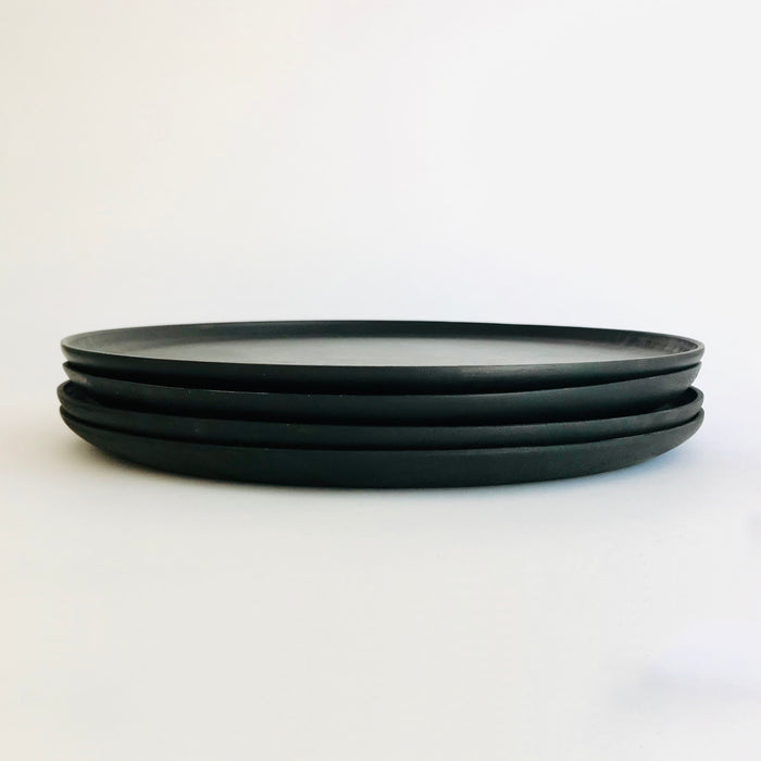 Wooden Base Plates - Black Cedar - Set of 4