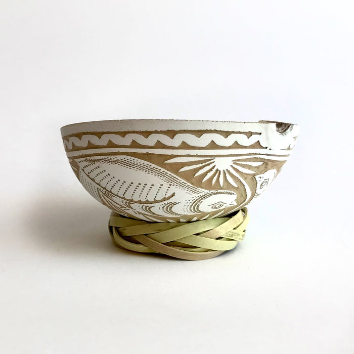 Carved Gourd Mezcal Cup (Jícara de Guaje)