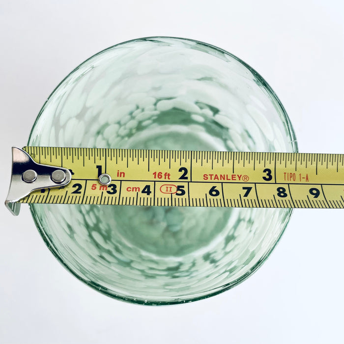 Blown Glass Tumbler With Speckles