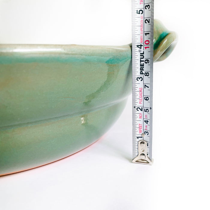 Hand-Painted and Glazed Pot - Cazuela - Large 13”