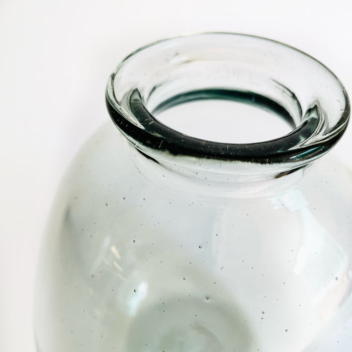 Blown Glass Vase - Clear