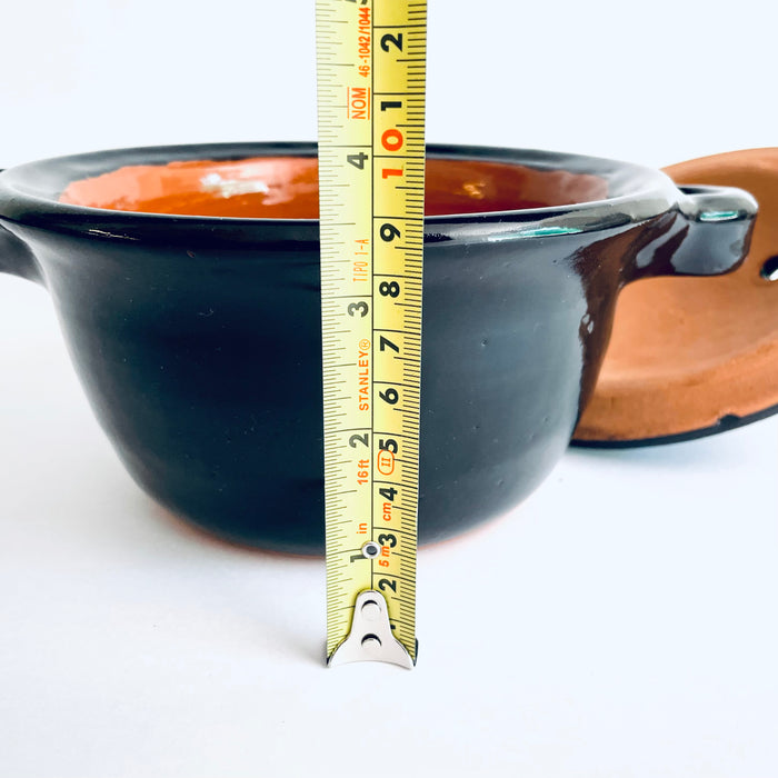 Glazed Pot - Cazuela - Small - Black