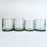Blown Glass Cylindrical Tumblers - Etched