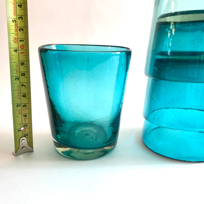 Blown Glass Conical Tumblers - Set of 4
