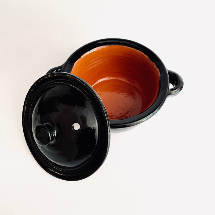 Glazed Pot - Cazuela - Small - Black